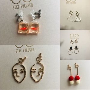 Clip earrings bundle
